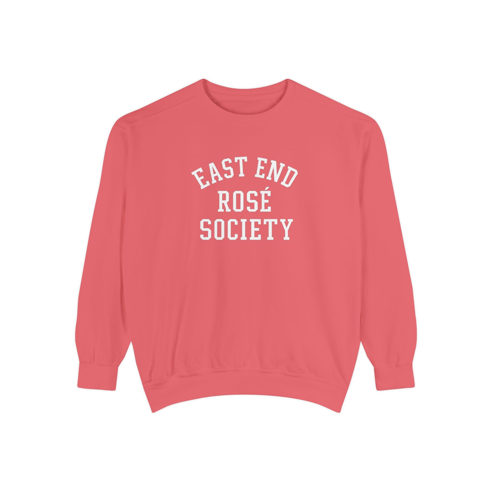 EAST END ROSÉ SOCIETY SWEATSHIRT - WATERMELON