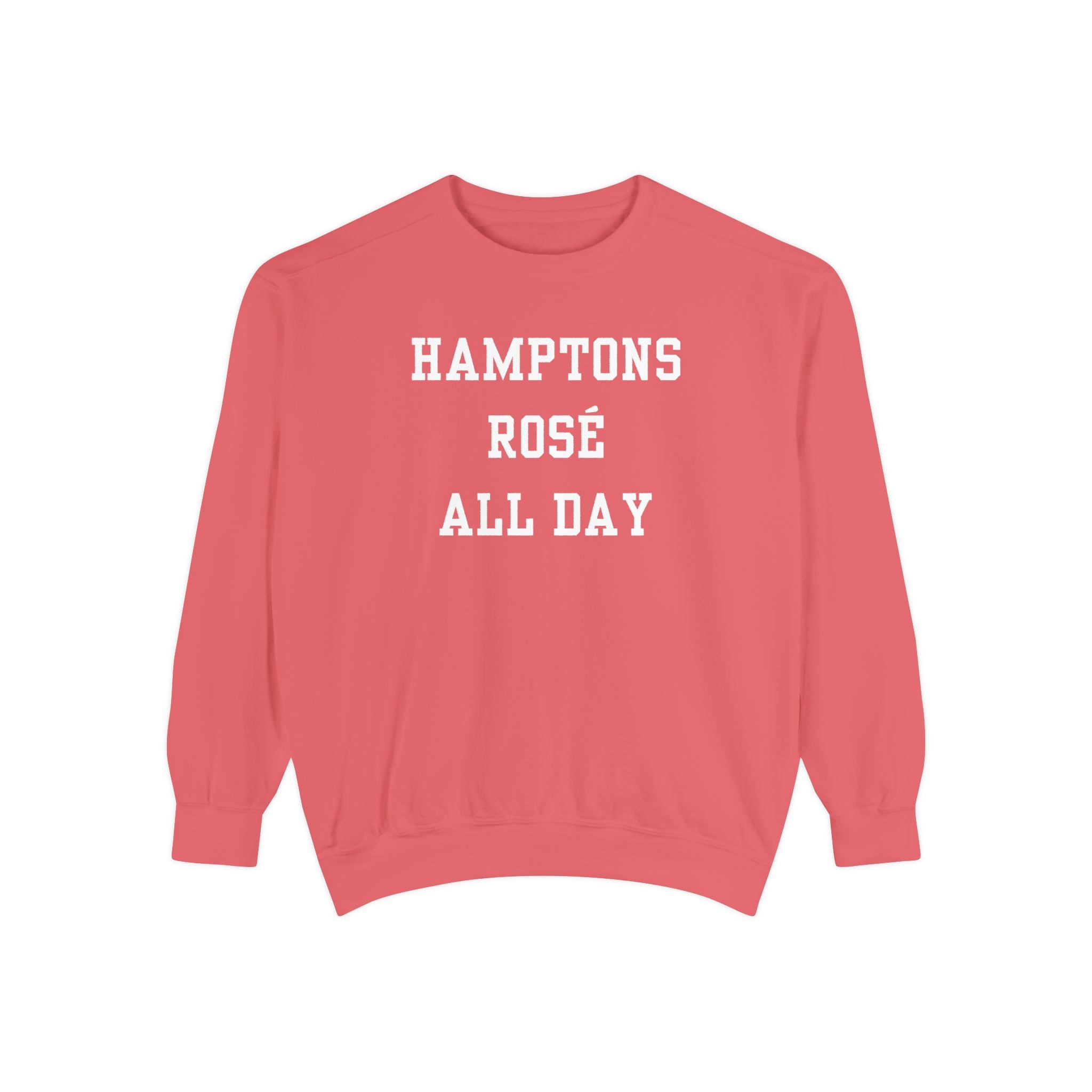 HAMPTONS ROSÉ ALL DAY SWEATSHIRT - WATERMELON
