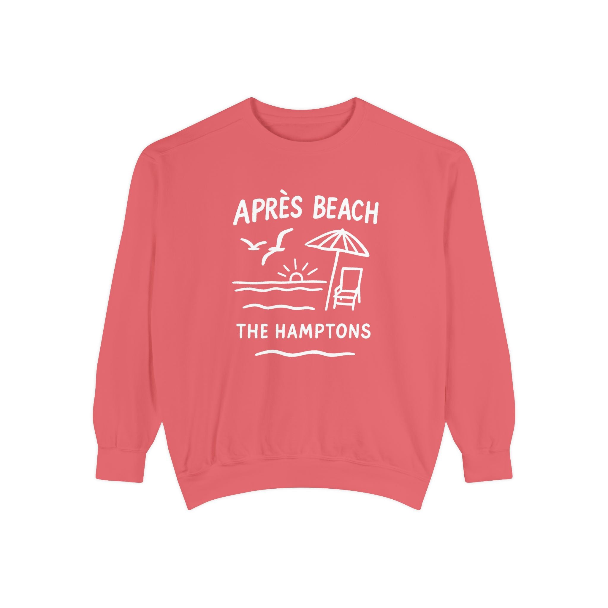 APRÈS BEACH SWEATSHIRT - WATERMELON