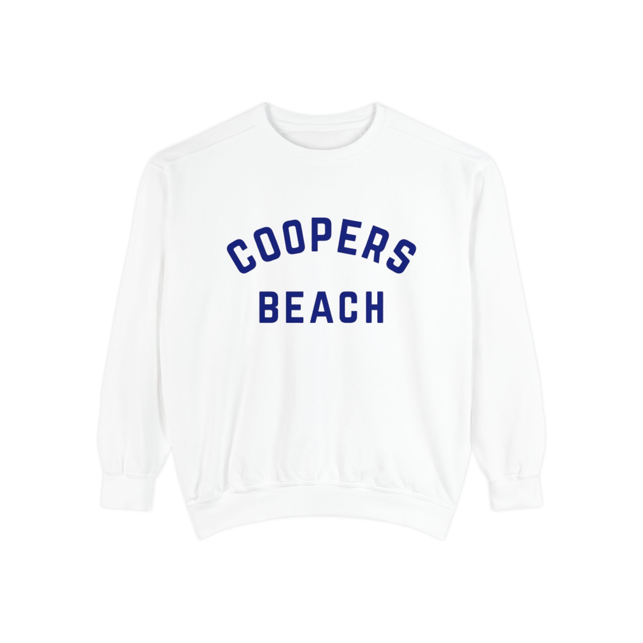 COOPERS BEACH SWEATSHIRT — WHITE