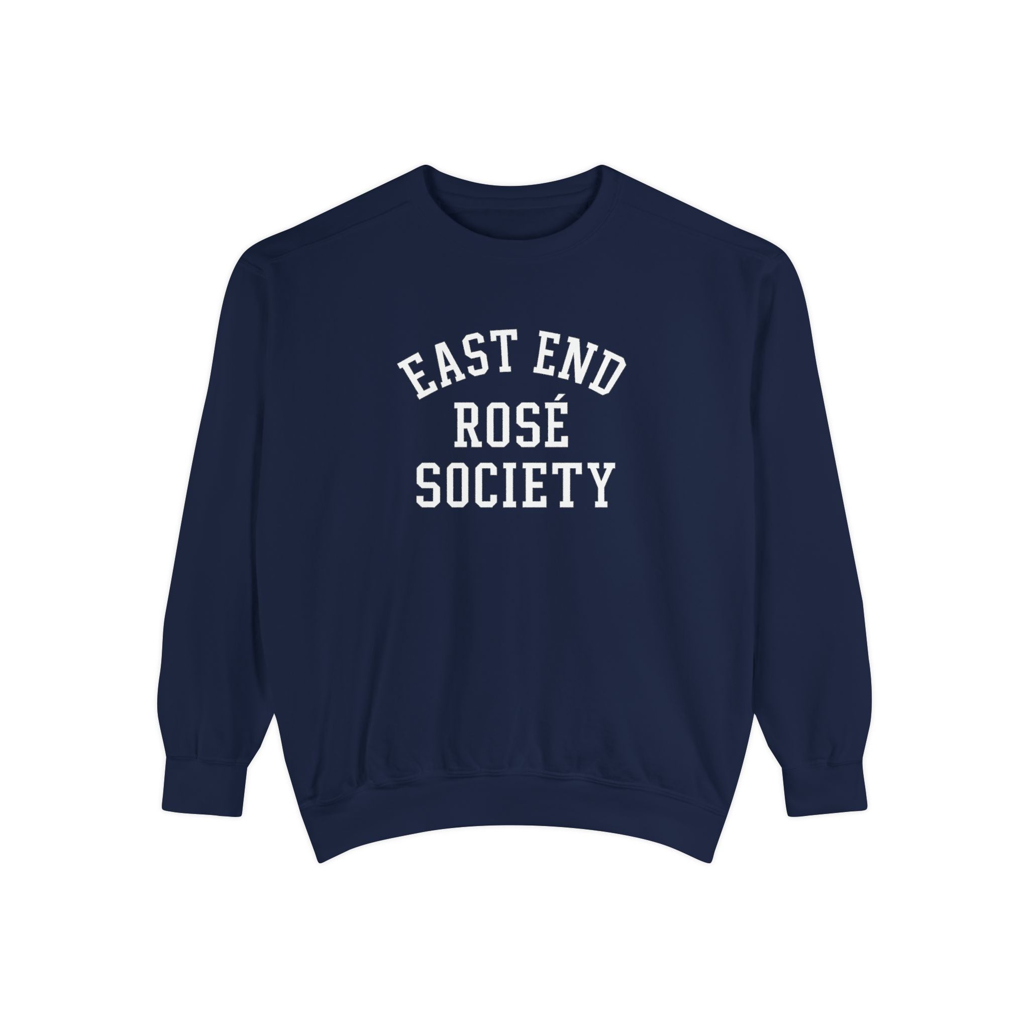 EAST END ROSÉ SOCIETY SWEATSHIRT - NAVY